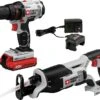 Porter-Cable 20V MAX Cordless Drill & Reciprocating Saw Combo Kit (PCCK603L2) - 2-Tool Set, Portable Power Tools
