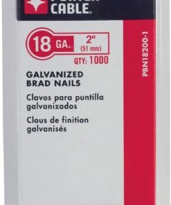 Porter-Cable PBN18200 18 Gauge 2-Inch Brad Nails - 5000 Pack for Precision Woodworking & DIY Projects 👏
