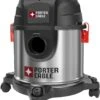 Porter-Cable PCX18301-4B 4-Gallon 4 HP Wet/Dry Vacuum – Stainless Steel, Lightweight, Portable Shop Vac with 3-in-1 Function & Attachments