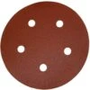 PORTER-CABLE 735501225 5-Inch Hook & Loop Sandpaper, 120 Grit with 5 Holes (25-Pack) - Best Deal for Smooth Finishing