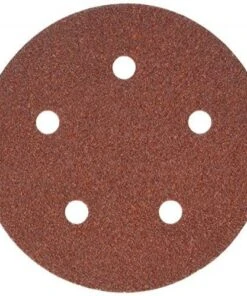 Porter-Cable 735500625 5-Inch Hook & Loop Sanding Discs, 60 Grit, 25-Pack – Best Value for Smooth Finishing