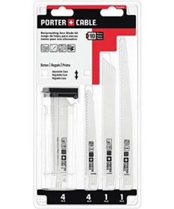Hot Sale ⭐ Porter-Cable PCA4898 10-Piece Reciprocating Saw Blade Set ✔️ - Durable & Versatile Blades for Precision Cutting