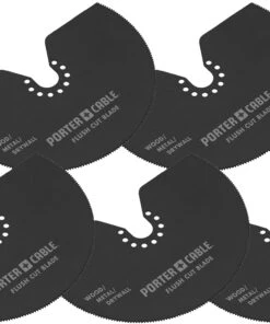 Porter-Cable PC3013 Oscillating Flush Cut Blade 5-Pack | High-Quality Multi-Tool Accessories