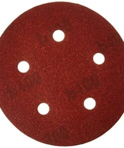 Brand New Porter-Cable 735501025 5-Inch Hook & Loop Sandpaper, 100 Grit with 5 Holes (25-Pack) - Fast & Free Shipping
