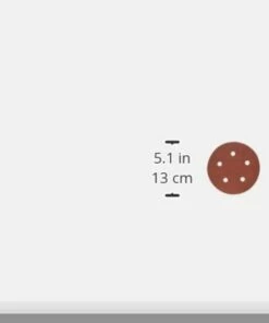 Porter-Cable 735501005 5-Inch 100 Grit Hook & Loop Sanding Discs (5-Pack) - Premium Quality for Smooth Finishing -Porter-Cable sale RNAB00004WMUV L3