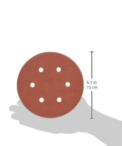 Porter-Cable 736602225 6-Inch 220 Grit Sanding Discs (25-Pack) | Hook & Loop Fasteners for Smooth Finishing -Porter-Cable sale RNAB00004WMVJ L3