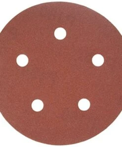 Porter-Cable 735501825 5-Inch Hook and Loop AO 5 Hole 180g Disc (25-Pack) - Best Price Guaranteed