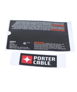 Best Price ⌛ Porter-Cable OEM 5140198-89 Vacuum Label Set ⭐ Replacement Tool Parts