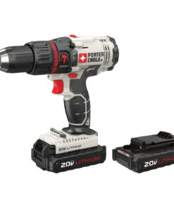 Porter-Cable PCC621LB 20V MAX* Compact Hammer Drill Kit - Lightweight & Powerful Cordless Drill for DIY & Professional Use