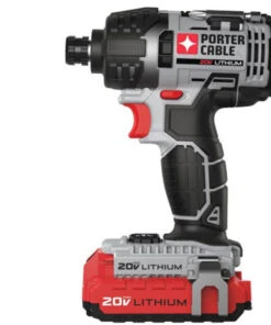 New Porter-Cable PCCK640LB 20V MAX Cordless Lithium-Ion 1/4" Hex Impact Driver - Lightweight & Powerful