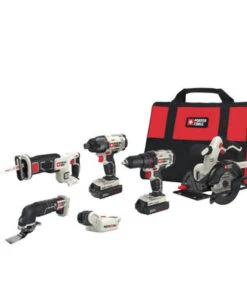 Coupon ⌛ Porter-Cable PCCK6116 20V MAX Lithium-Ion 6-Tool Combo Kit with Flashlight ⭐ - Versatile & Cordless Power Tools