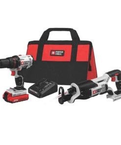 Porter-Cable PCCK603L2 20V MAX Cordless Drill Driver and Reciprocating Saw Combo Kit - Powerful & Portable Tool Set