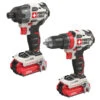 Porter-Cable PCCK619L2 20V Brushless Drill & Impact Driver Combo Kit – Lightweight & Cordless Power Tools