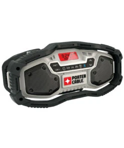 Porter-Cable PCC771B Jobsite Radio with Bluetooth - Black/Gray - Durable & Affordable Job Site Audio Solution