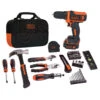 Porter-Cable BLACK+DECKER BDCDD12PK 12V MAX* Cordless Drill Project Kit - Compact & Lightweight Power Tool