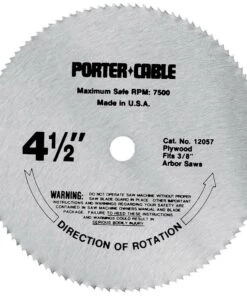 Porter-Cable 14104 14-Inch 80 Tooth Dry Cutting Saw Blade with 1-Inch Arbor for Metal - High Precision & Durable